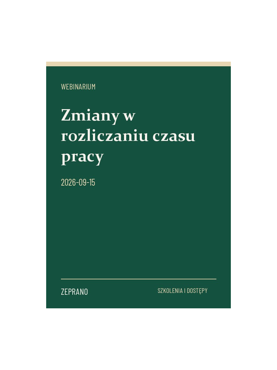 Zmiany w rozliczaniu czasu pracy