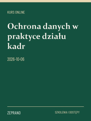 Ochrona danych w praktyce działu kadr